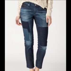 AG Stevie Ankle Denim - patch